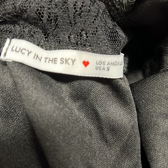 NEW - Lucy In the Sky Lace Cutout Strapless Maxi Dress in Black - Size Small - Picture 11 of 11